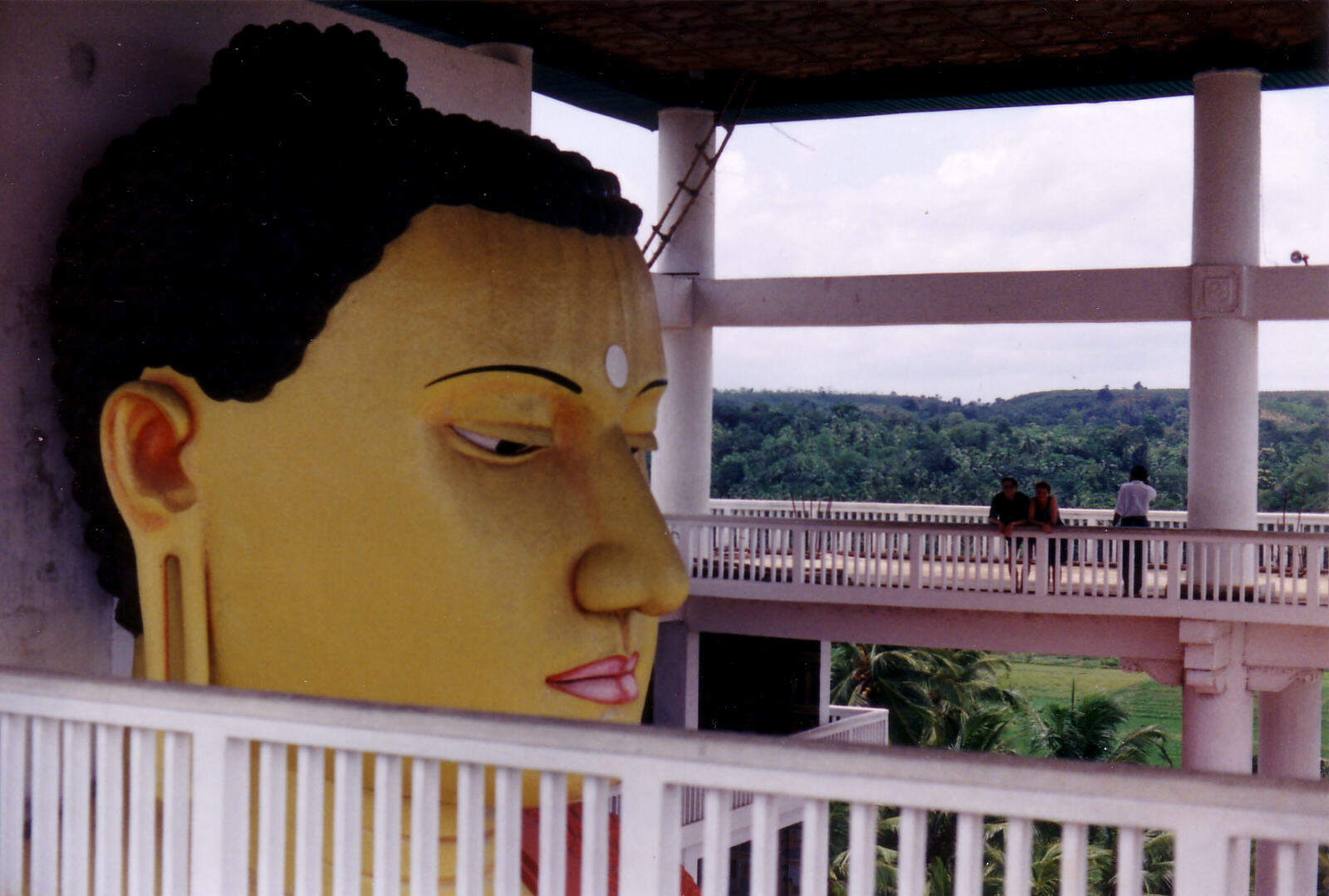 The giant Buddha at Weherehena Temple, Matara, Sri Lanka