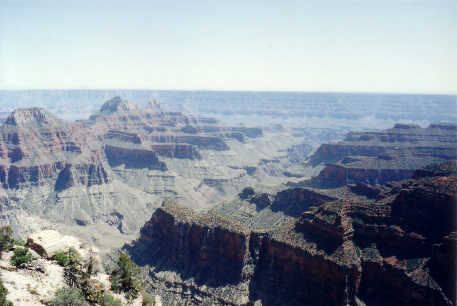 The Grand Canyon from Bright Angel Point, USA