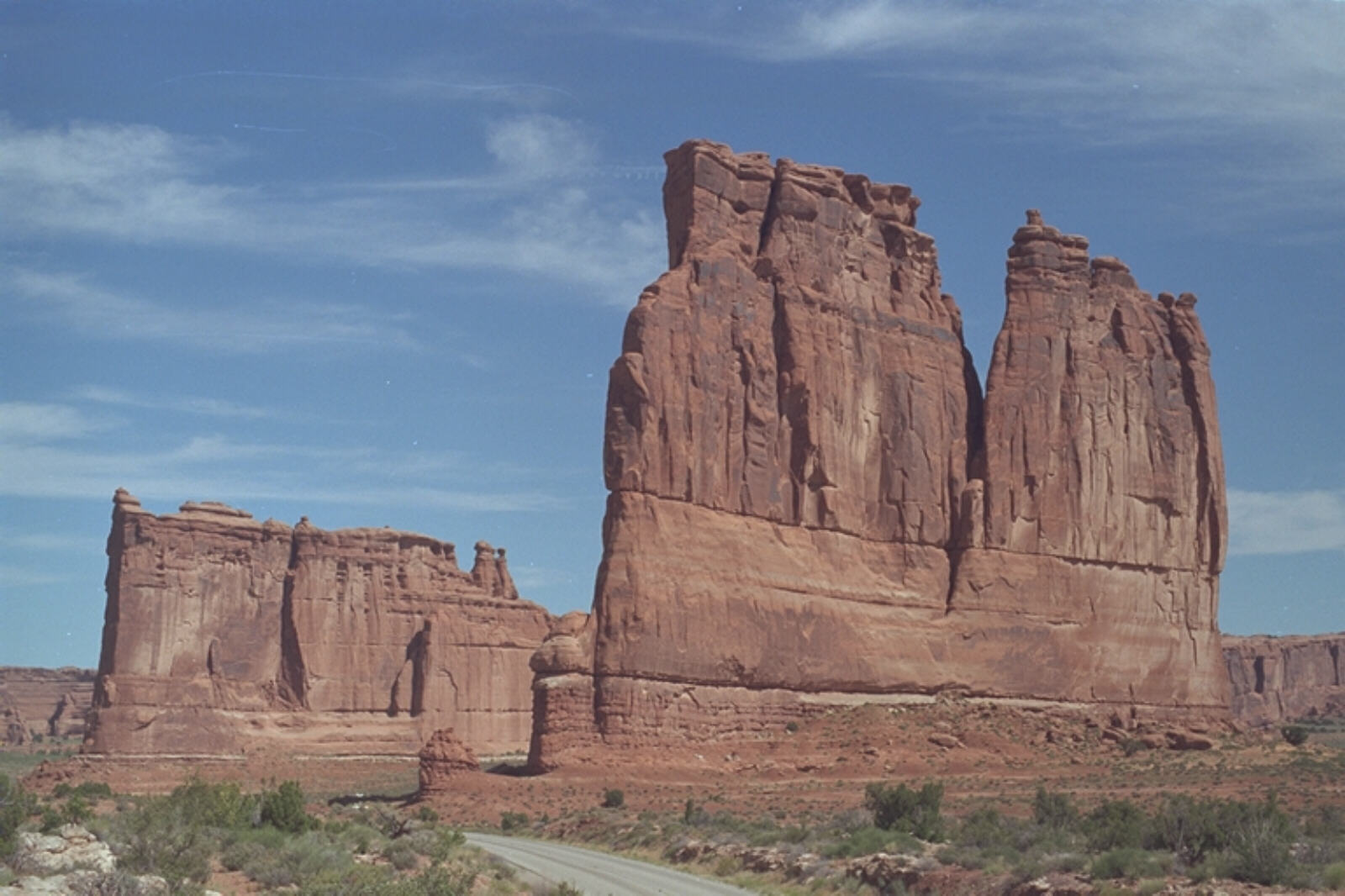 'North Park Avenue' in Arches National Park, Utah, USA