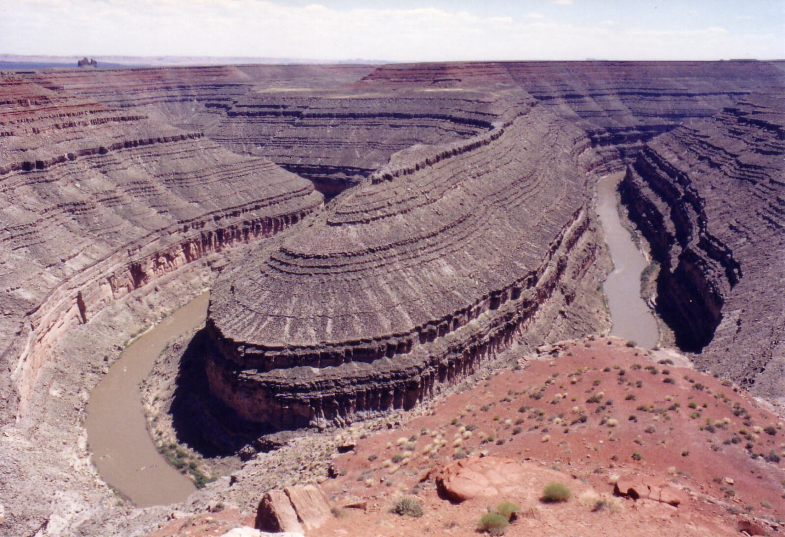 'Goosenecks' in the San Juan river, Utah