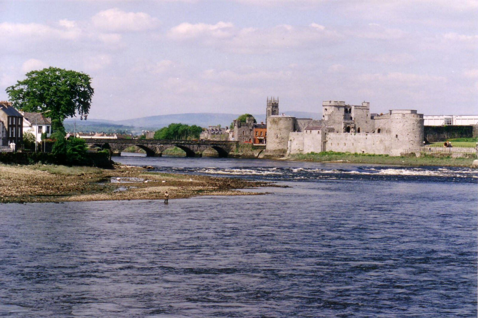 King John's castle at Limerick, Ireland