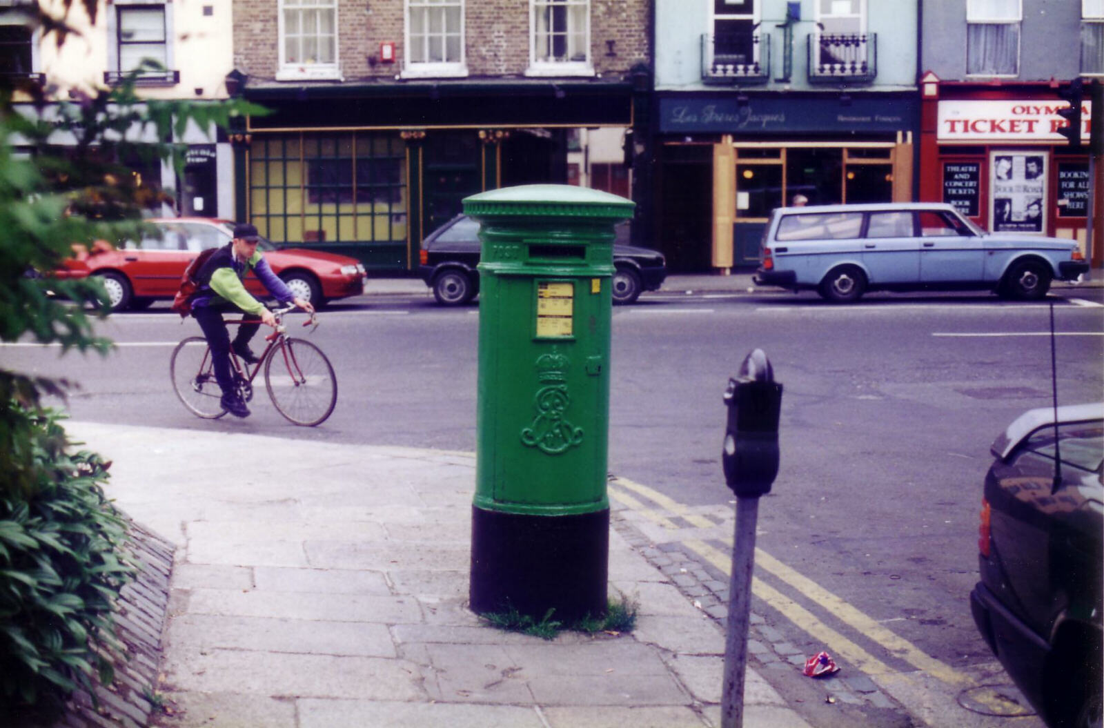 A pillar box at Palace Street and Dame Street, Dublin