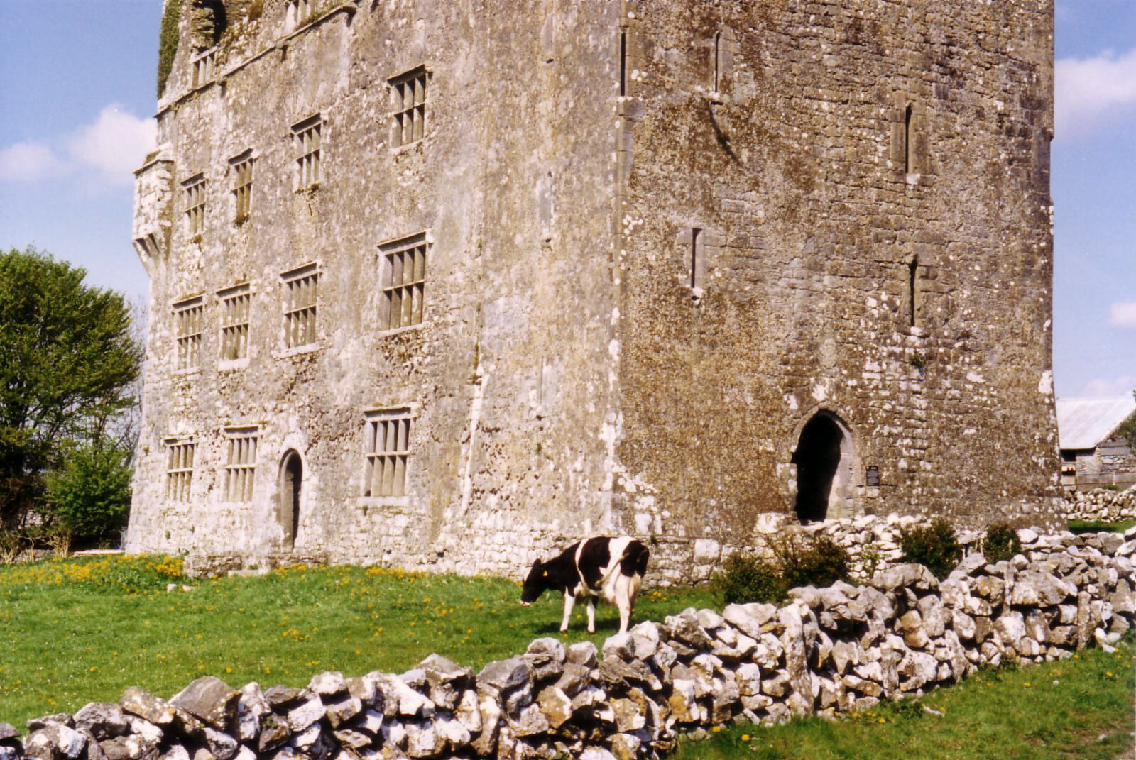 Leamaneh castle near Kilfenora, County Clare, Ireland