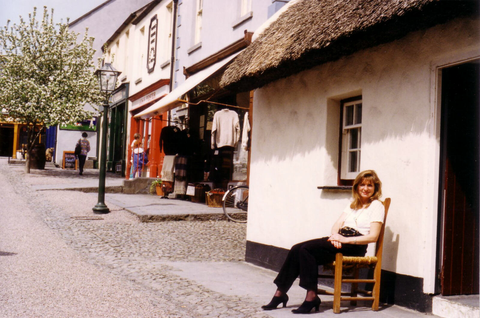 The village street at Bunratty Folk Park, County Clare, Ireland