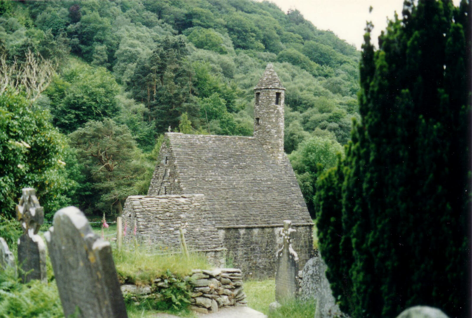 St Kevin's monastery at Glendalough, County Wicklow, Ireland