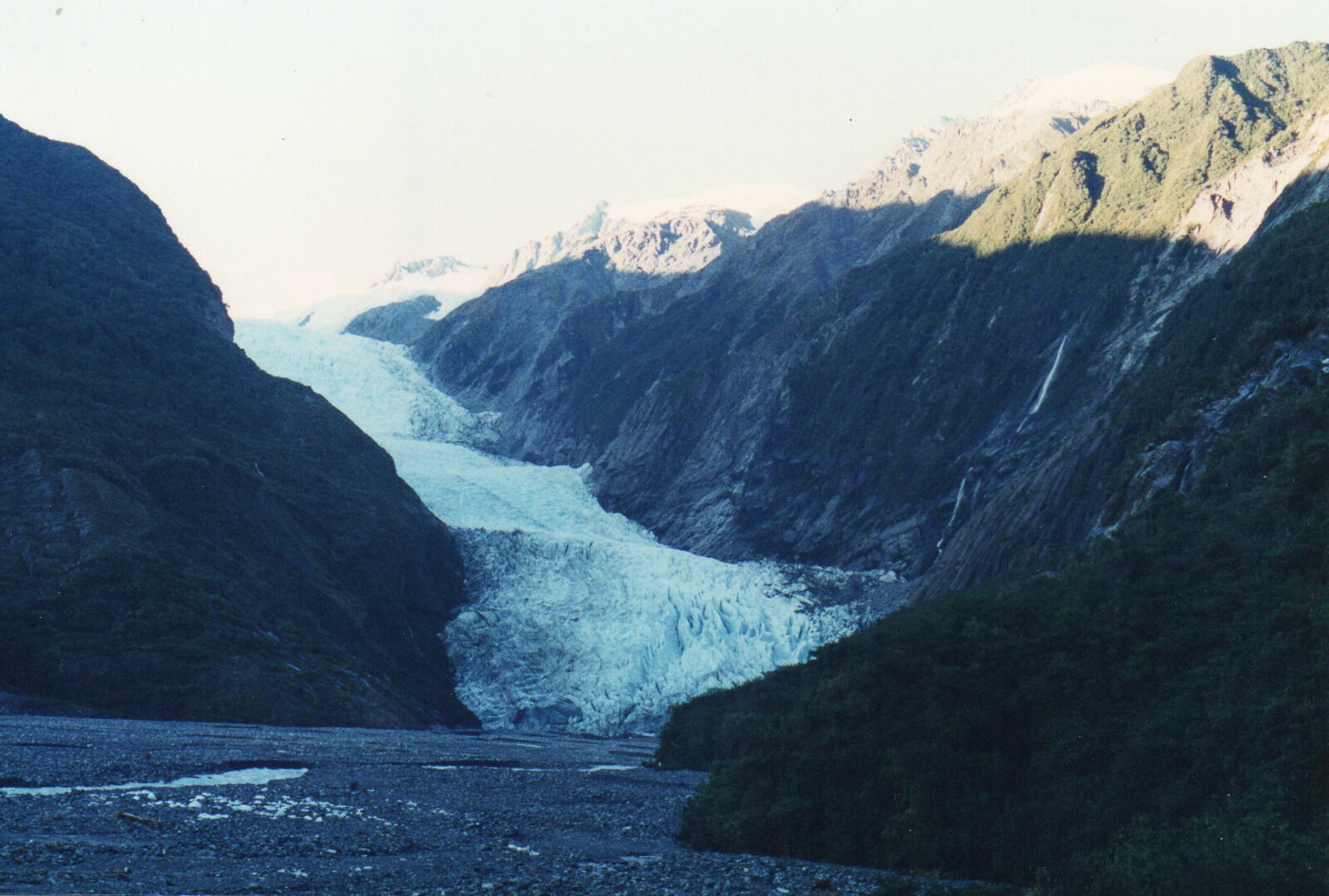 The Franz Josef glacier in south island, New Zealand