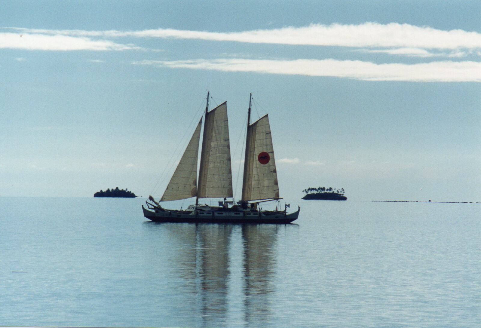 In the harbour at Nuku' Alofa, Tonga