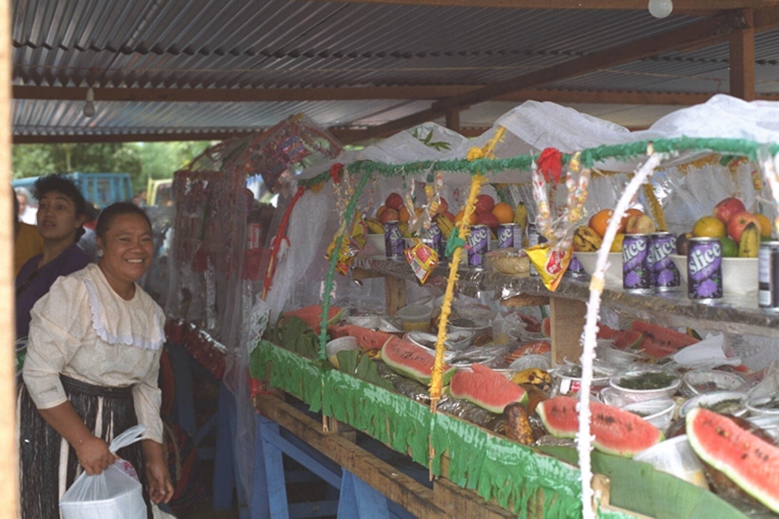 Church festival feast at Nuku' Alofa, Tonga