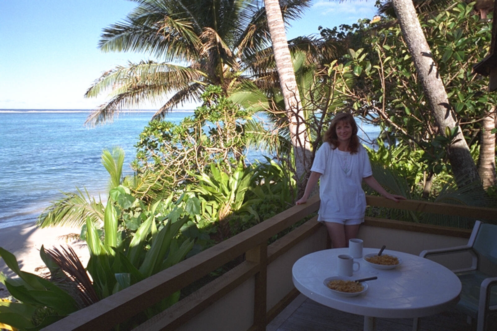 Beachside chalet at Palm Grove Lodge, Rarotonga, Cook Is.