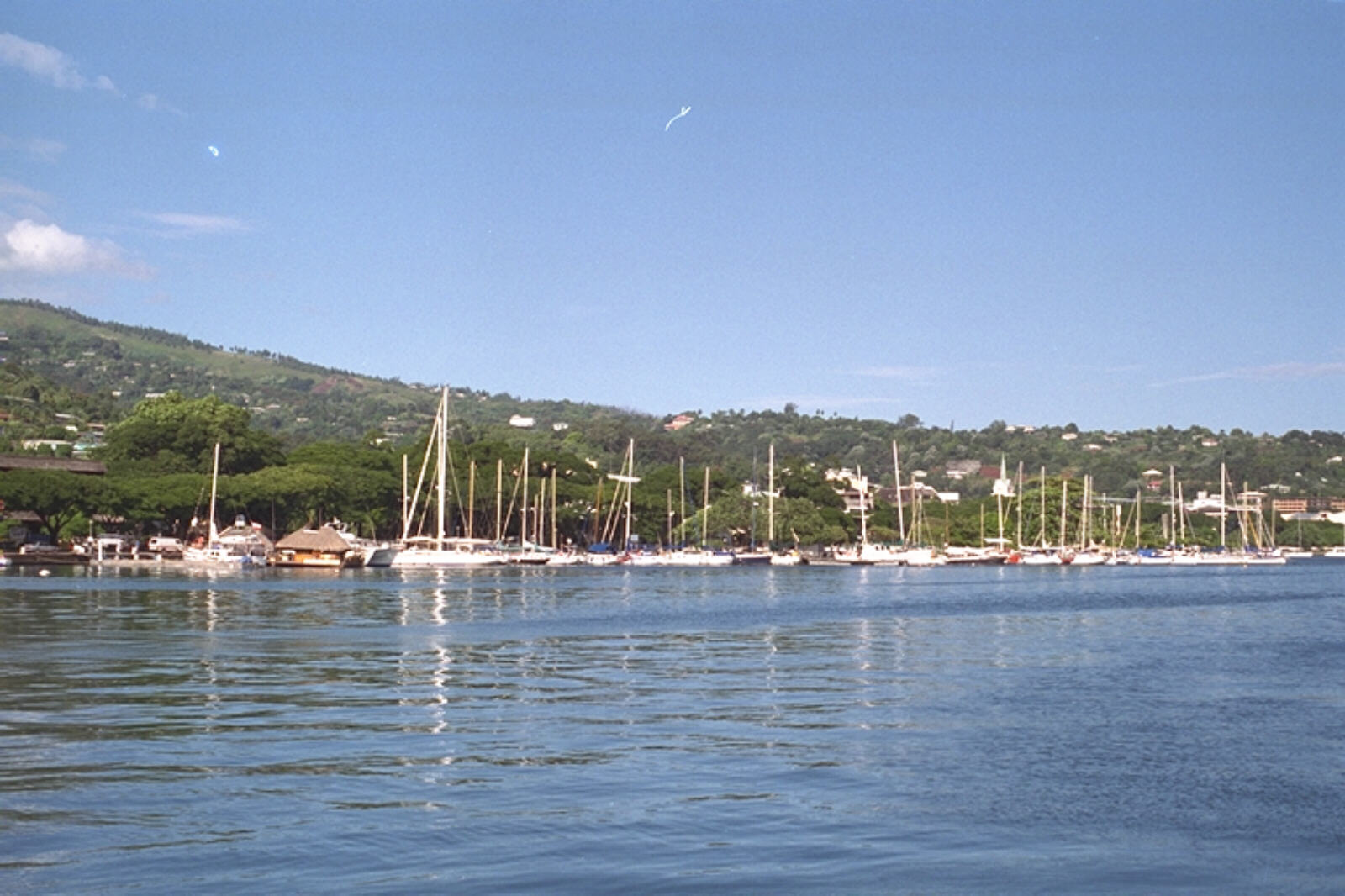 The harbour at Papeete, Tahiti, French Polynesia