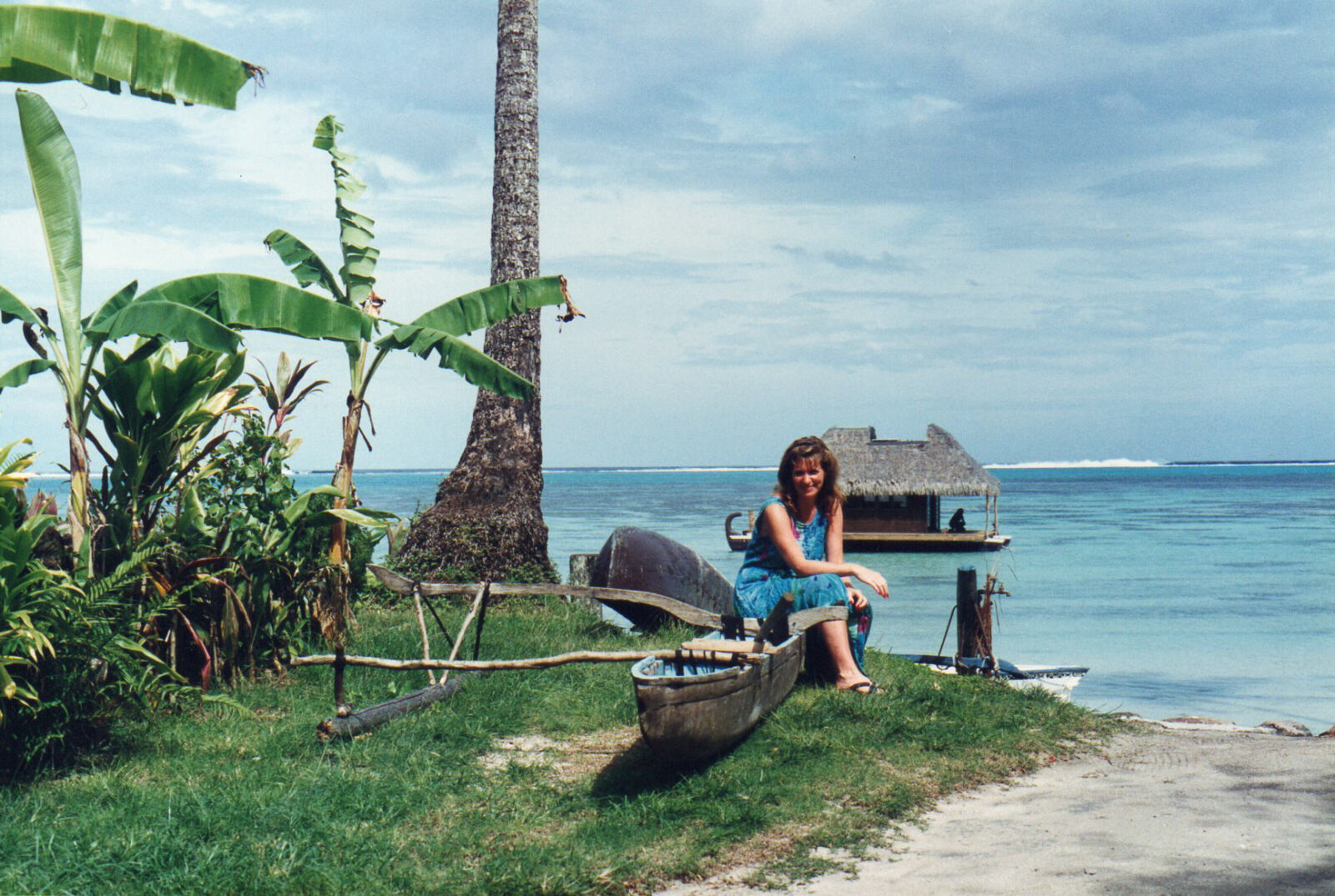 At Tiki Theatre cultural village, Moorea, French Polynesia