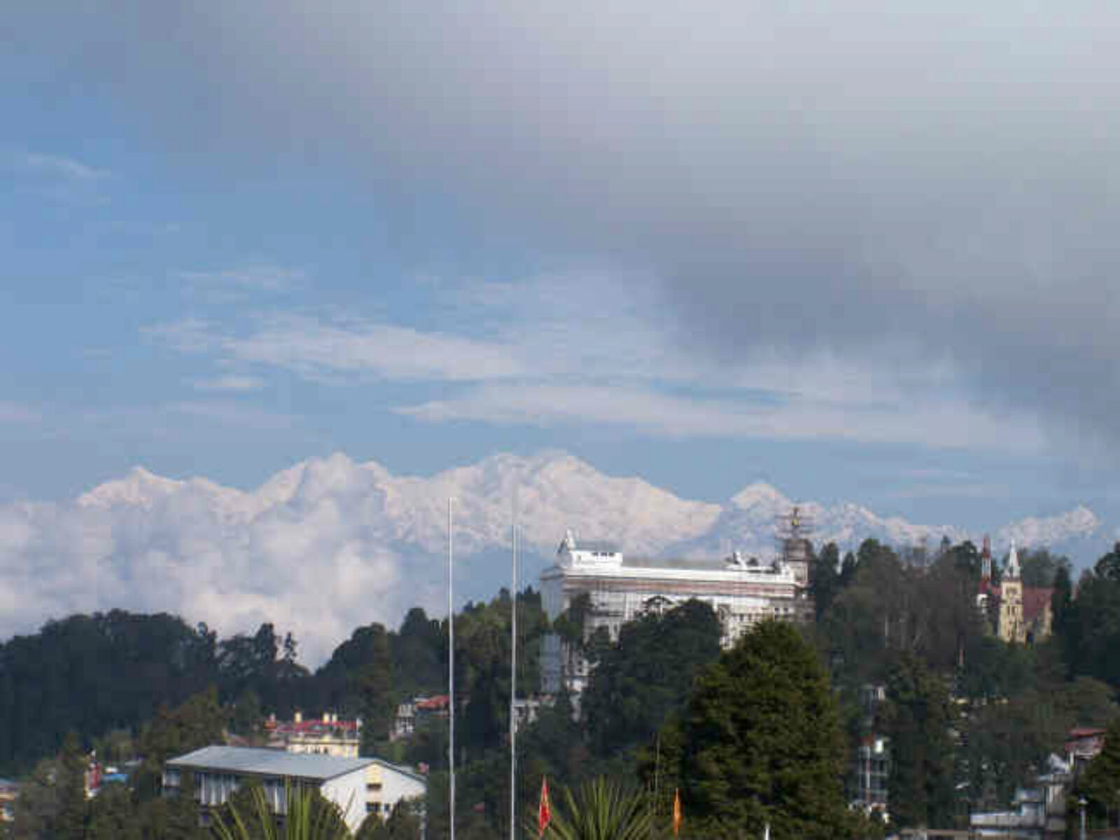 View from the Planters Club in Darjeeling