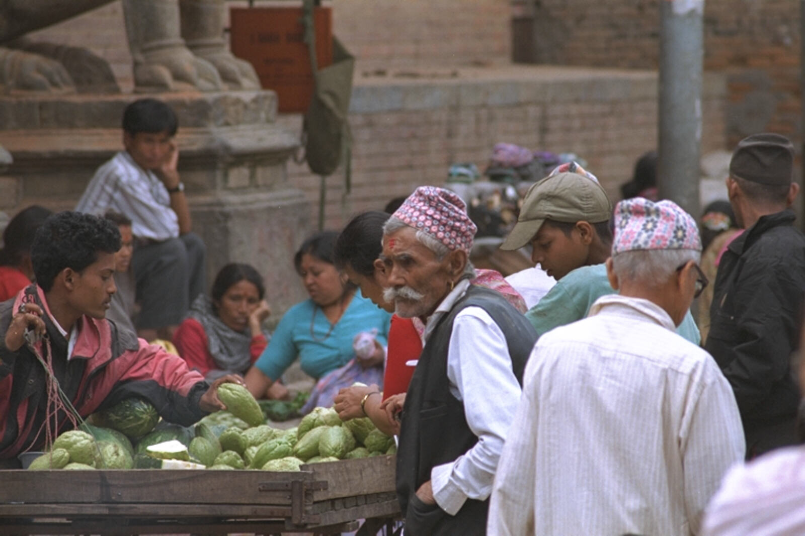 Street market in Patan, Nepal