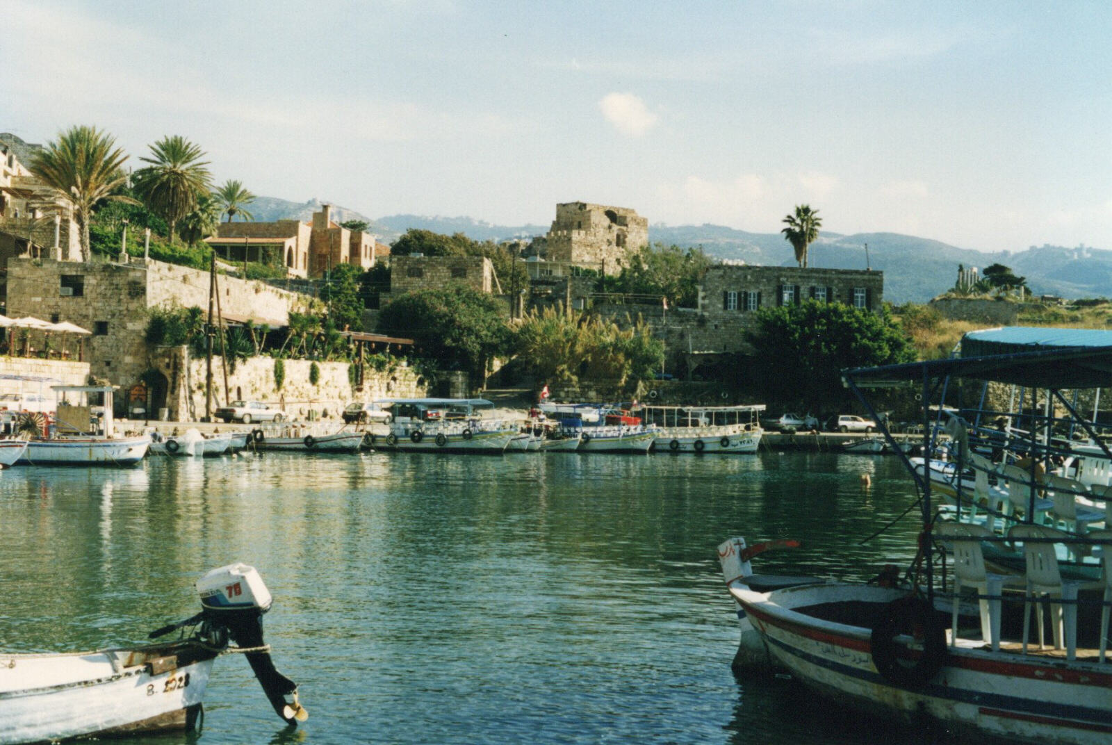 The harbour at Byblos, Lebanon