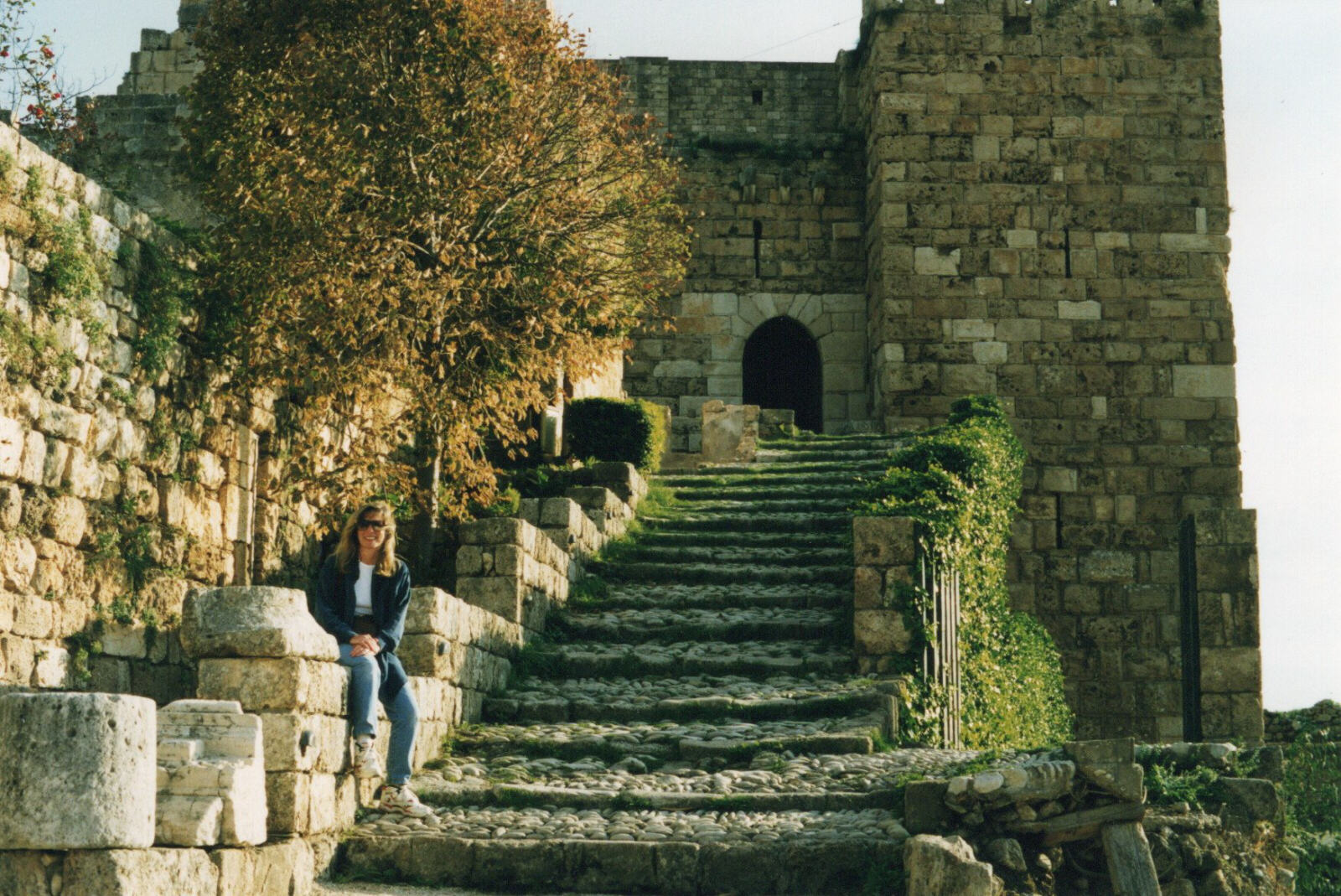 The crusader castle at Byblos, Lebanon