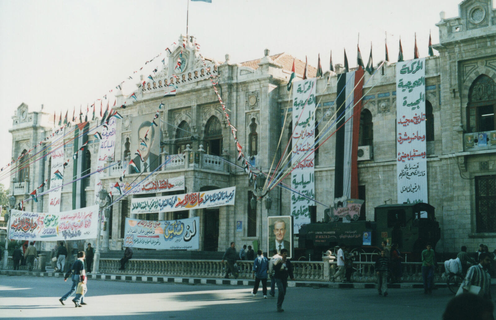 The Hijaz railway station in Damascus