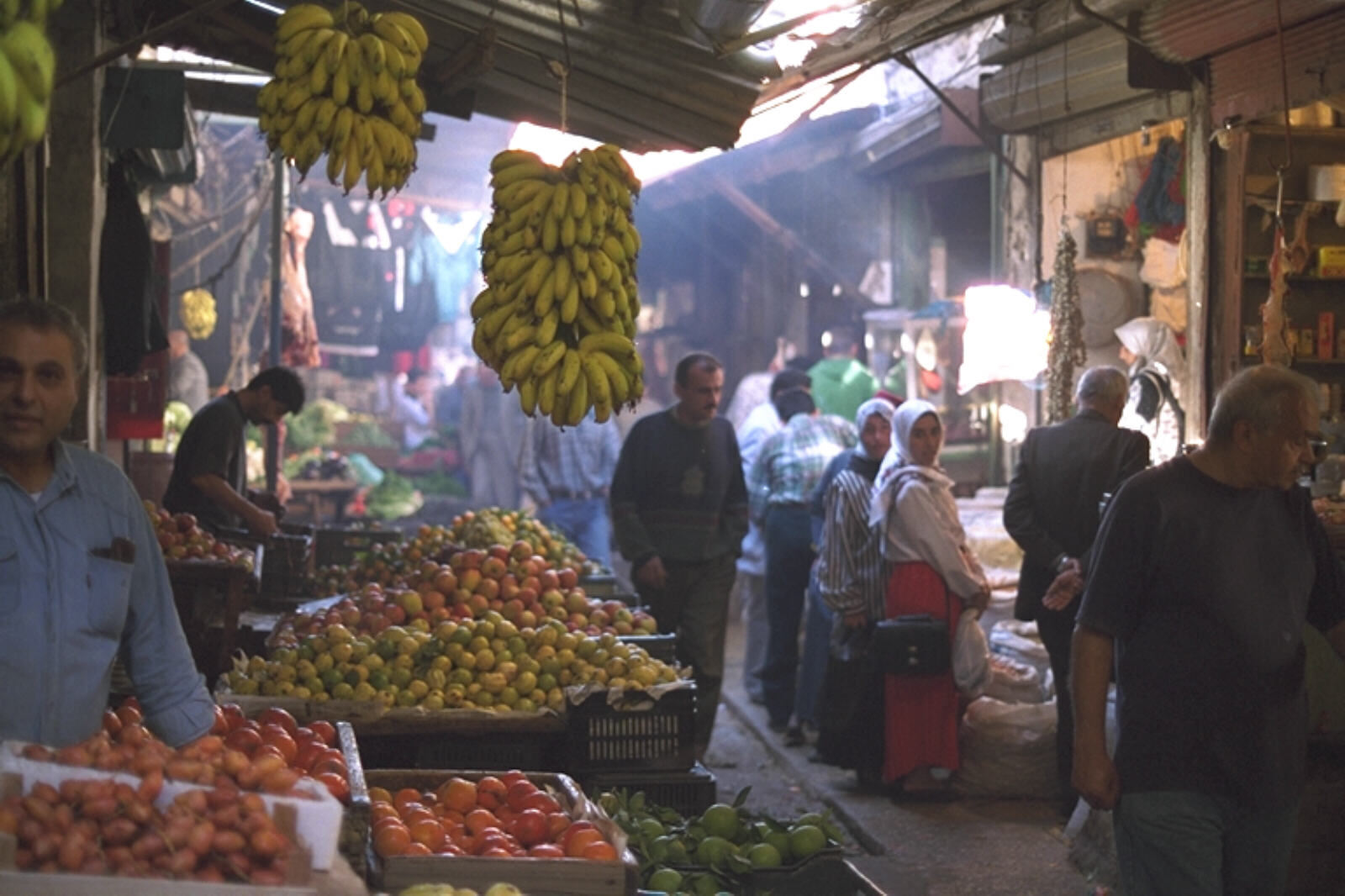 The souk (market) in Tyre, Lebanon