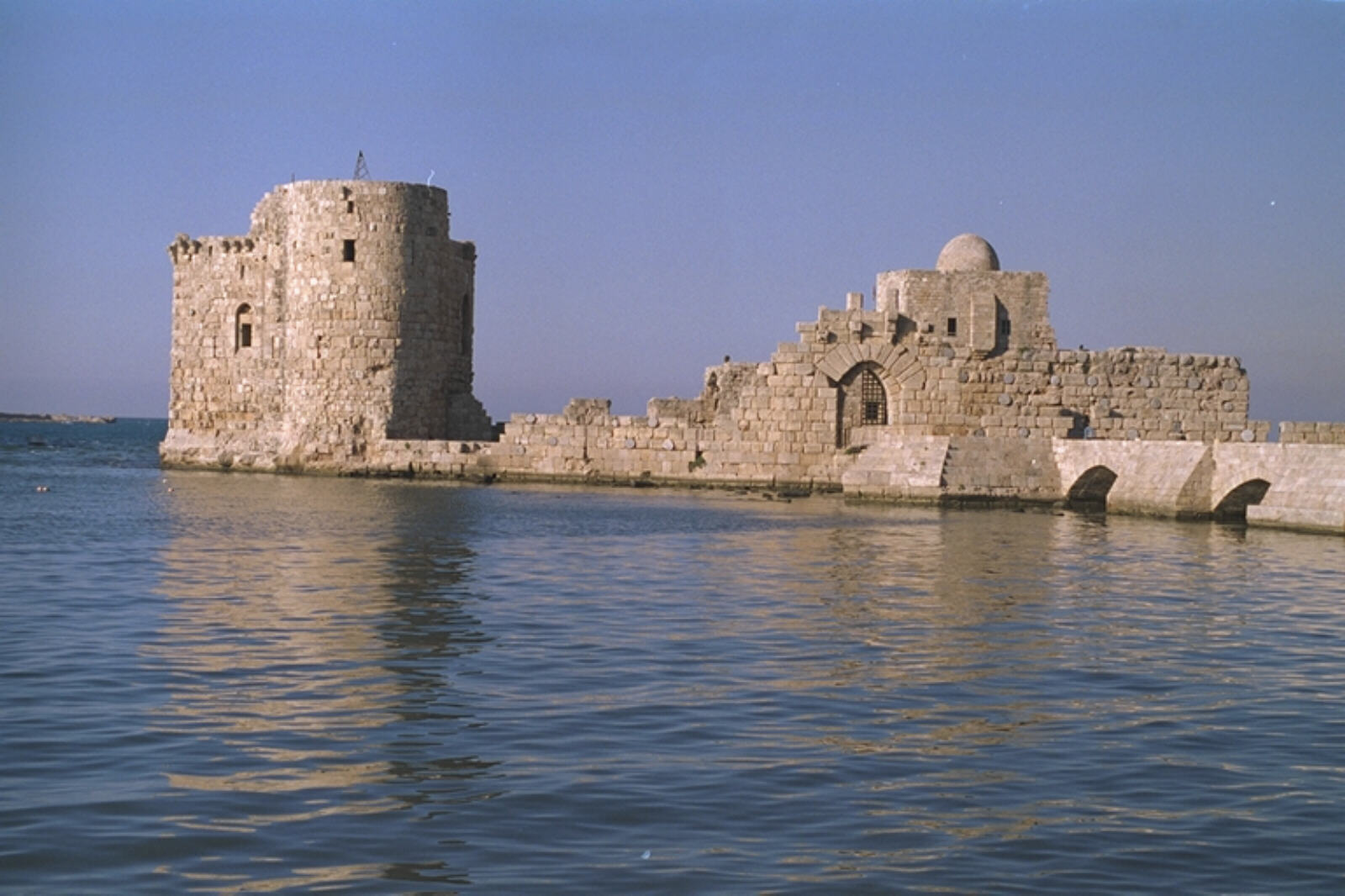 The sea castle at Sidon, Lebanon