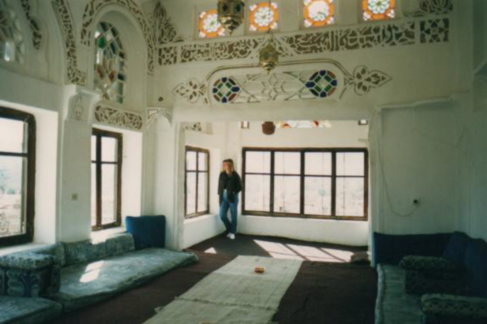 The mafraj in the Old Sanaa Palace hotel, Sanaa