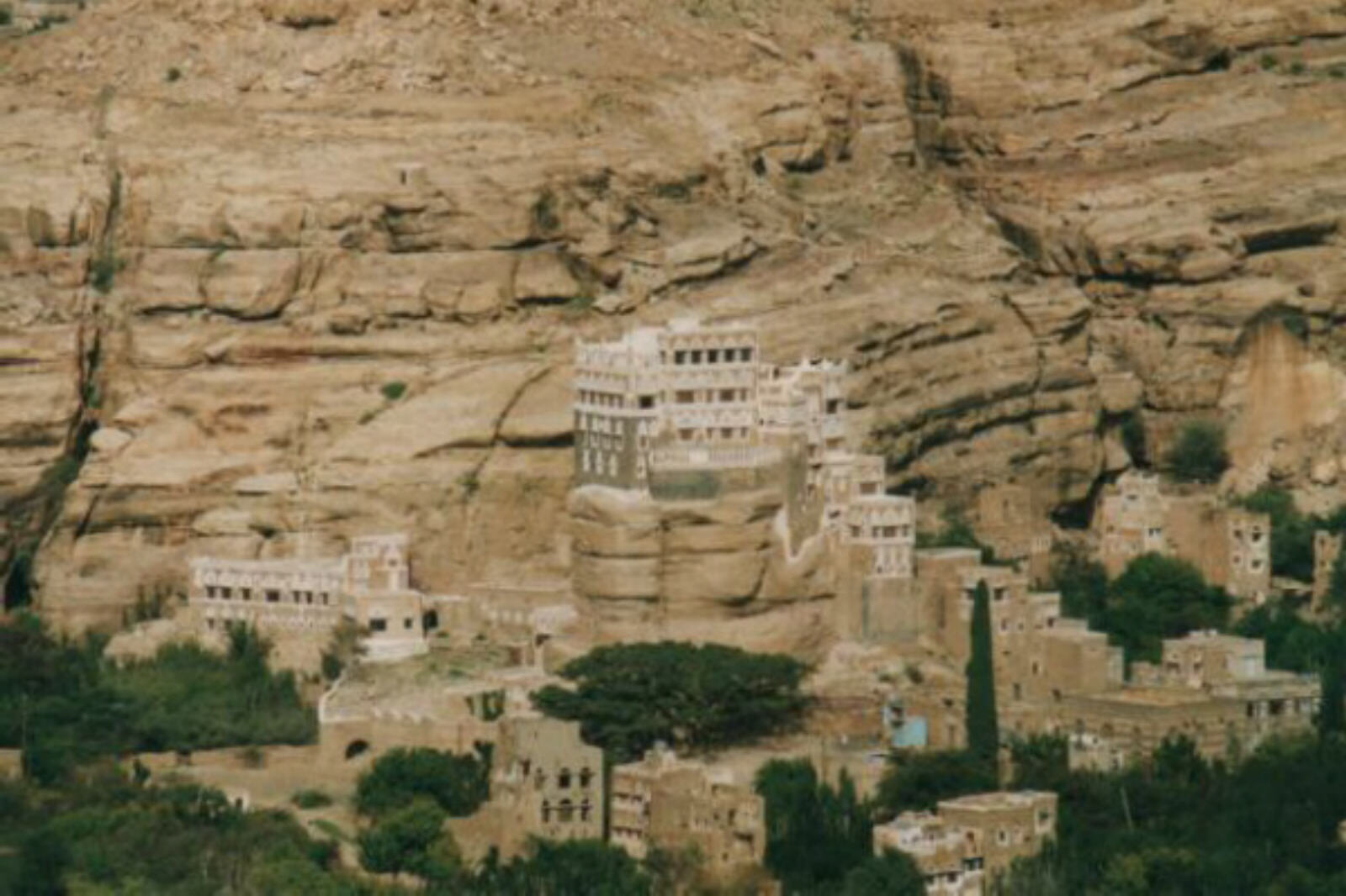 The palace house in Wadi Dahr, near Sanaa, Yemen