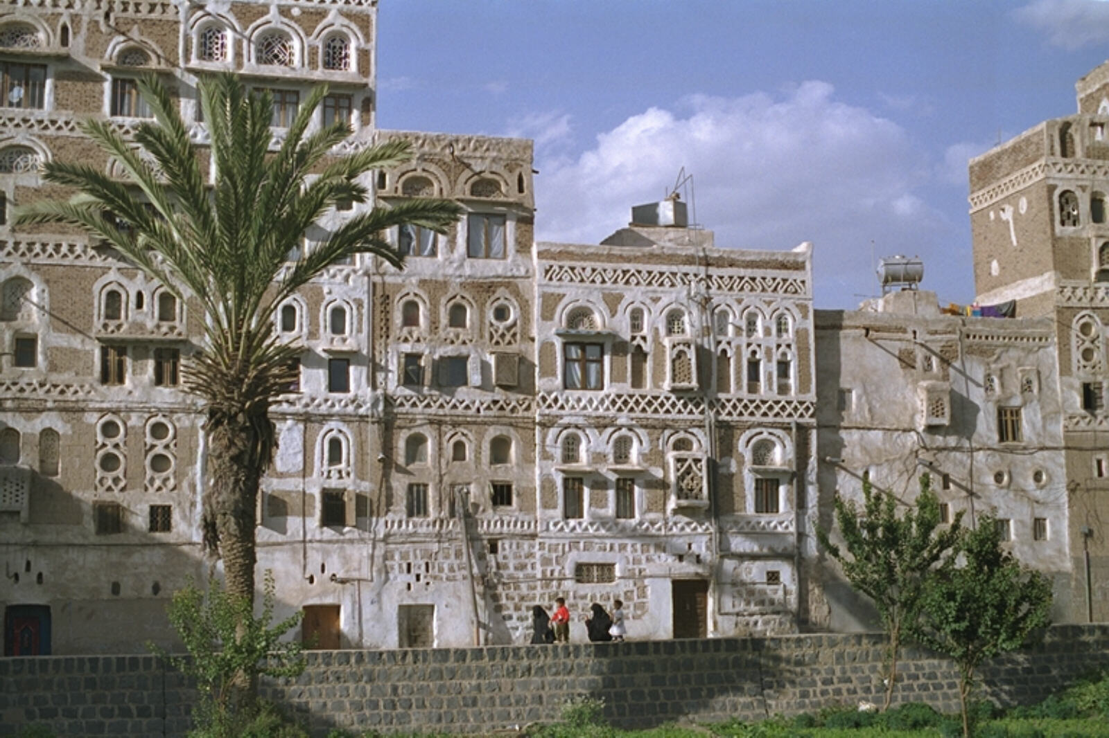 Qasmi Street in the old city of Sanaa, Yemen