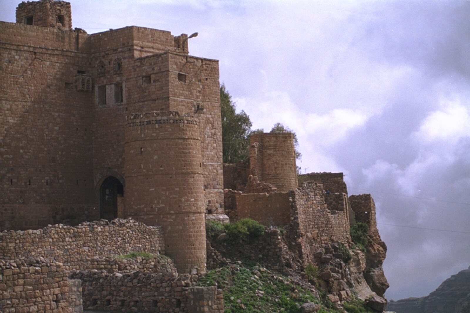 A gateway in Kawkaban village near Sanaa, Yemen