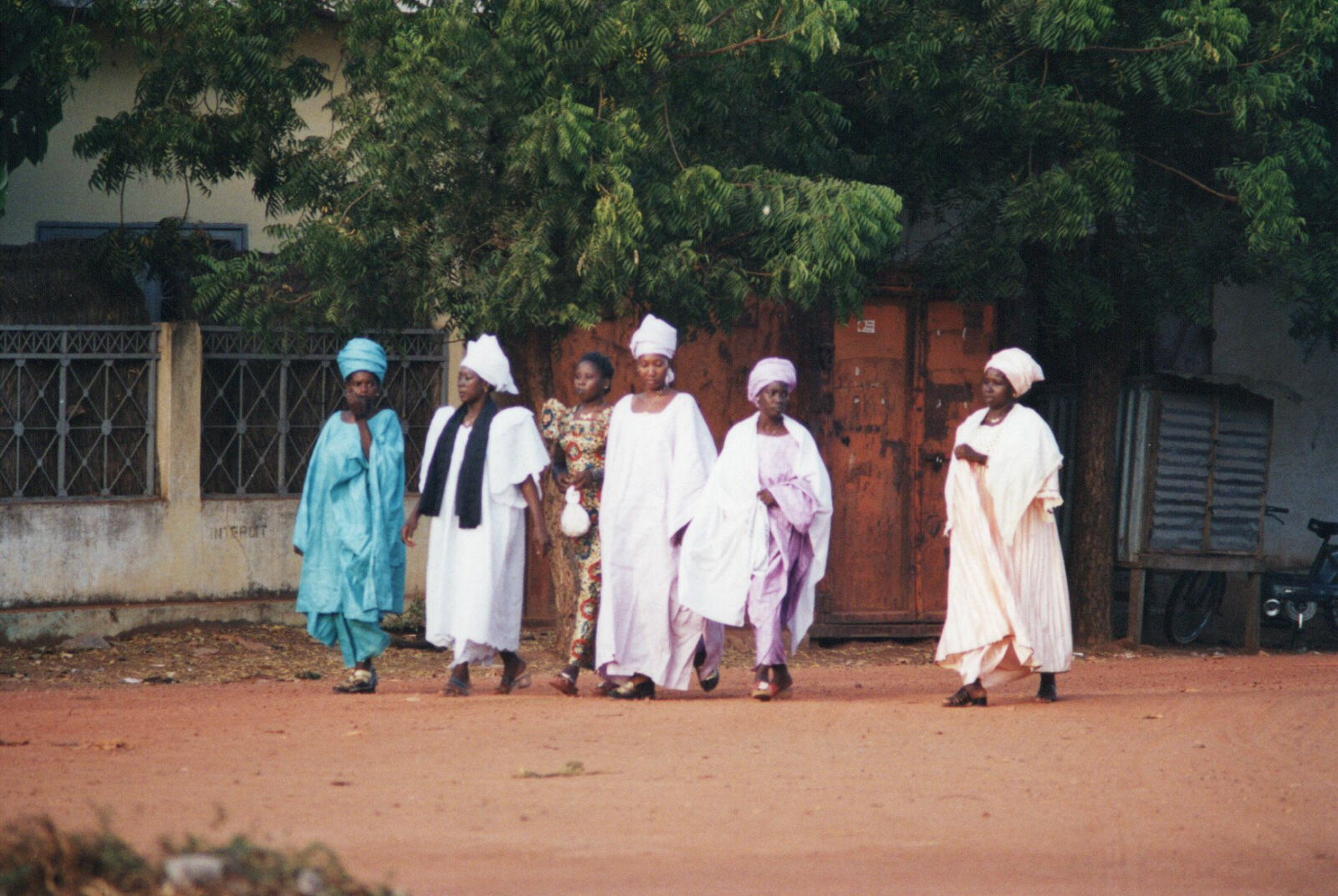 Women in a street in Segou, Mali