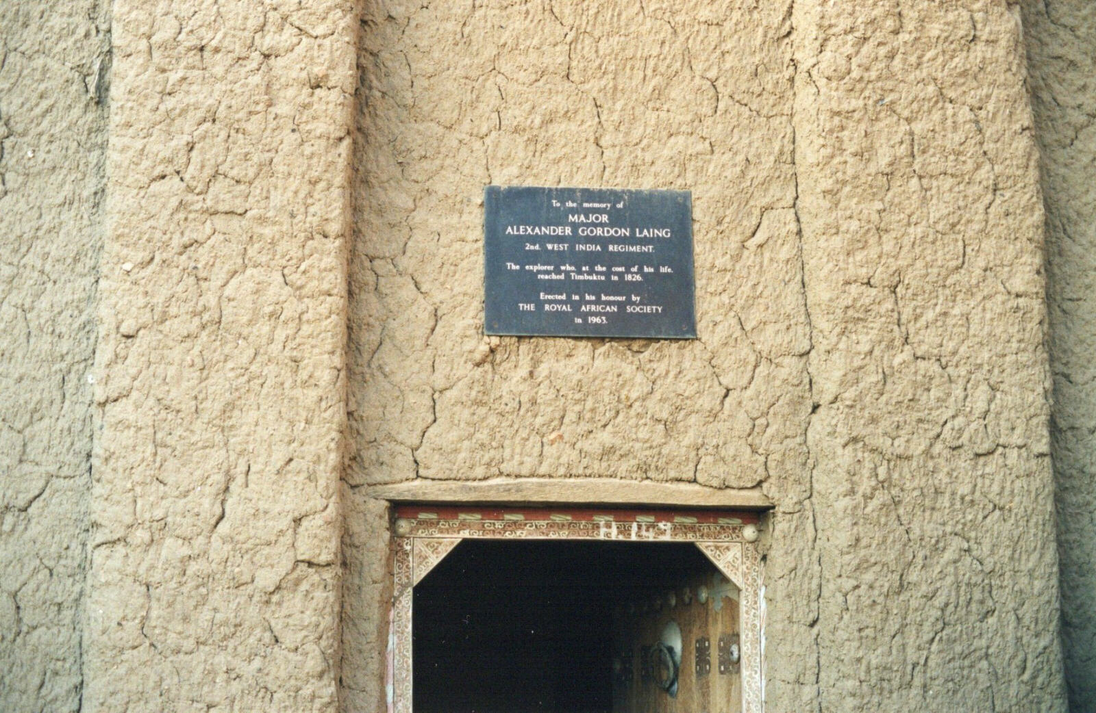 Alexander Gordon Laing's house in Timbuktu