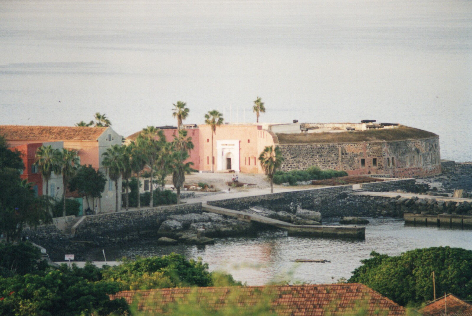 Goree fort from Castel, Goree island Senegal