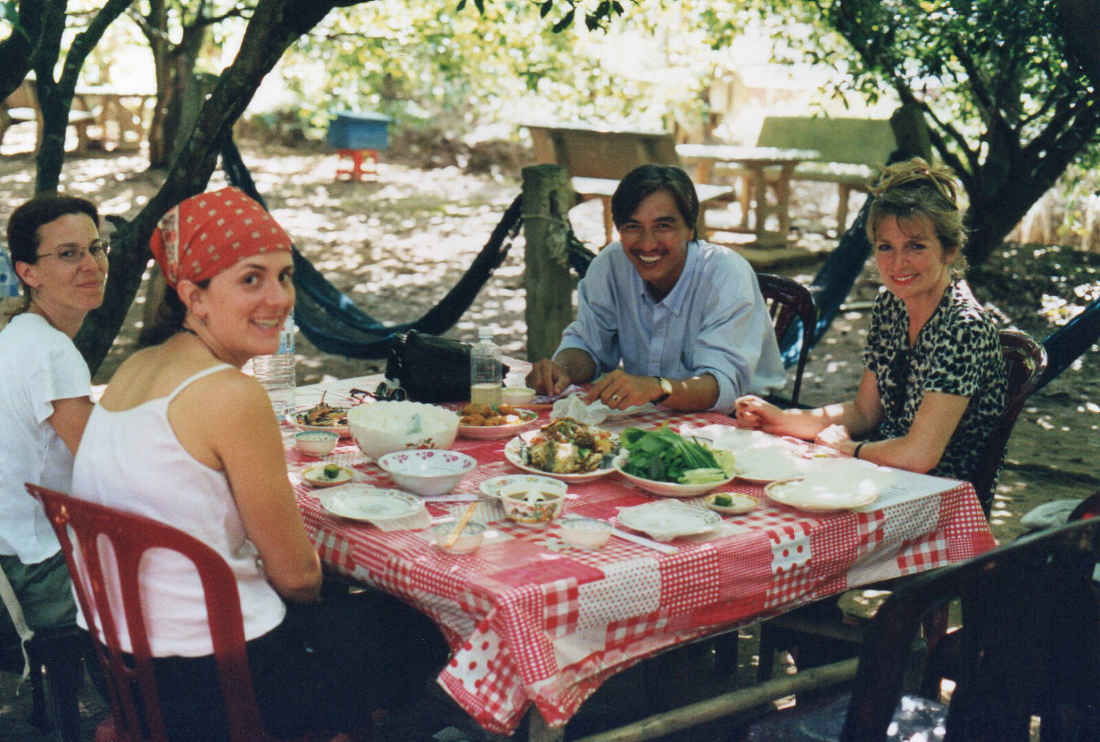 Lunch at Mr Than's bee farm on Thoi Son island in the Mekong delta, Vietnam