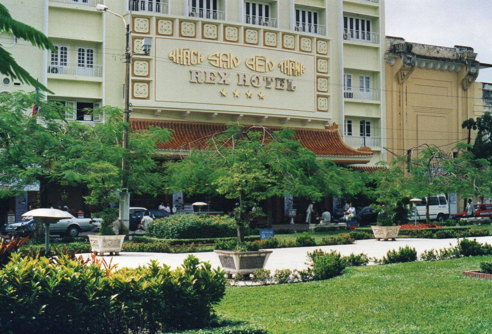 The grand old Rex hotel in Saigon, Vietnam