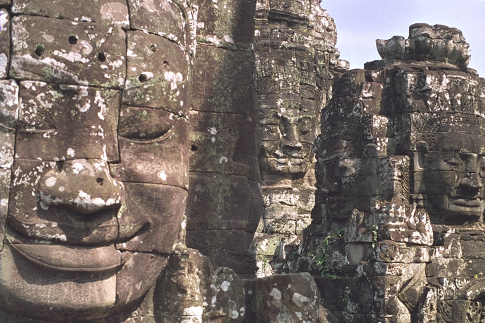 The Bayon in Angkor Thom at Angkor, Cambodia