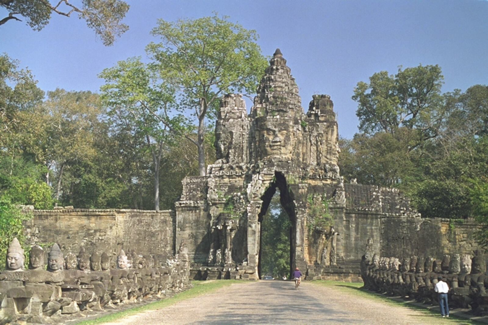 The south gate of Angkor Thom, Cambodia