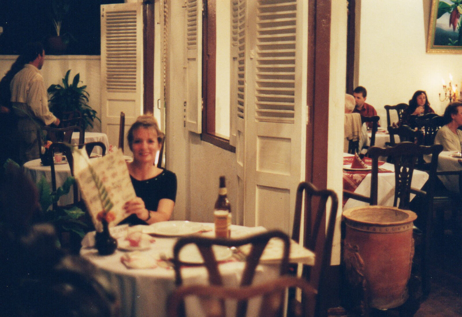 Dinner at Villa Santi in Luang Phabang, Laos