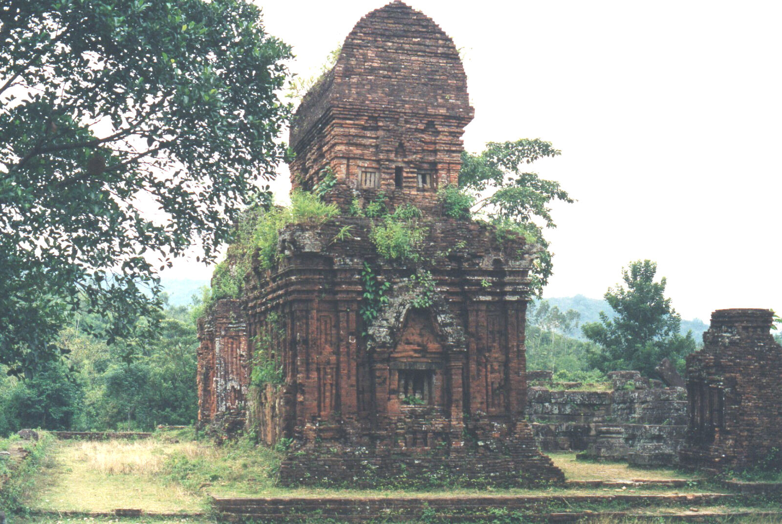 Building B5 in the Cham temples at My Son, Vietnam