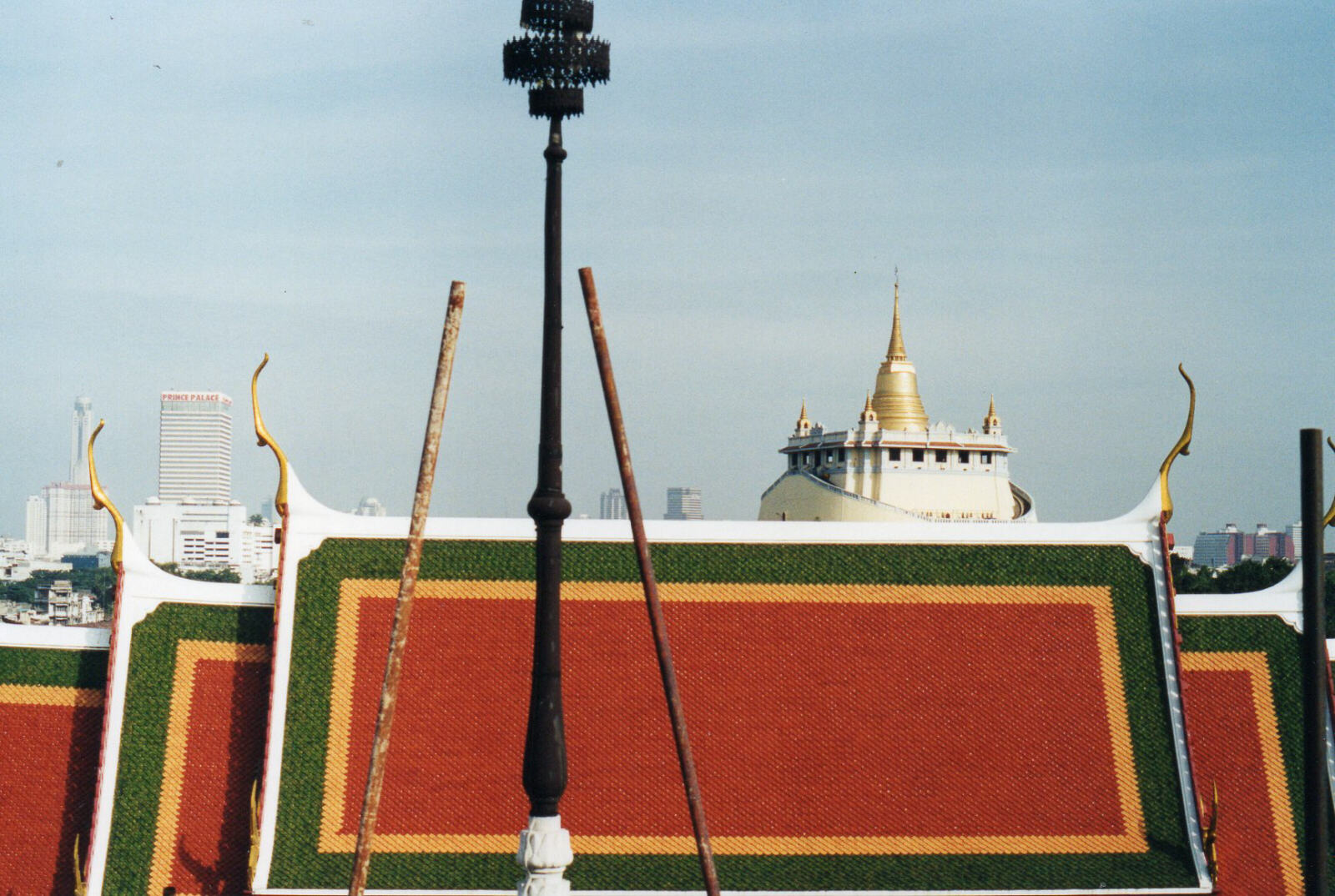 Wat Sraket across the roof of Wat Rajanatda, Bangkok