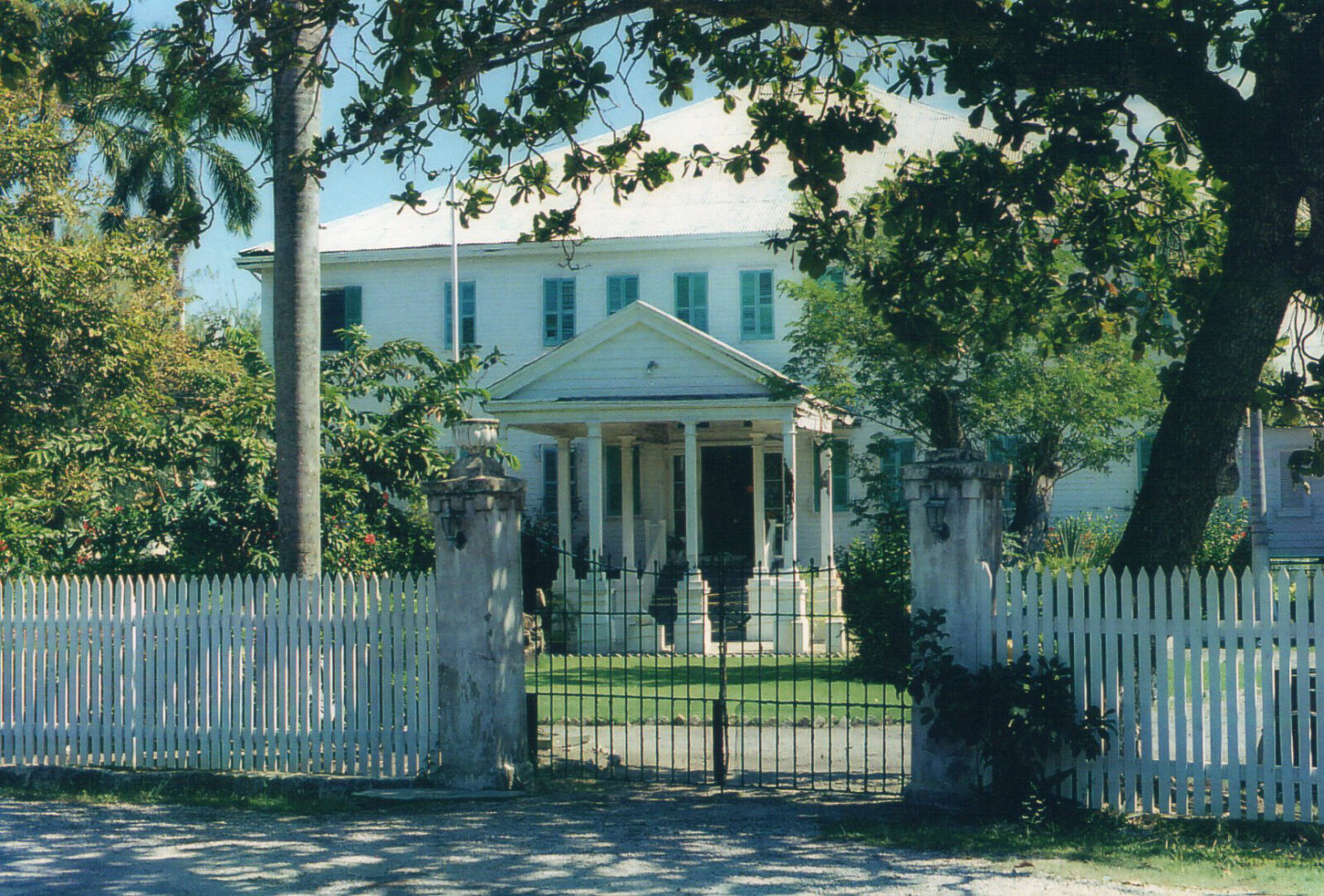 The former Governor's residence in Belize City