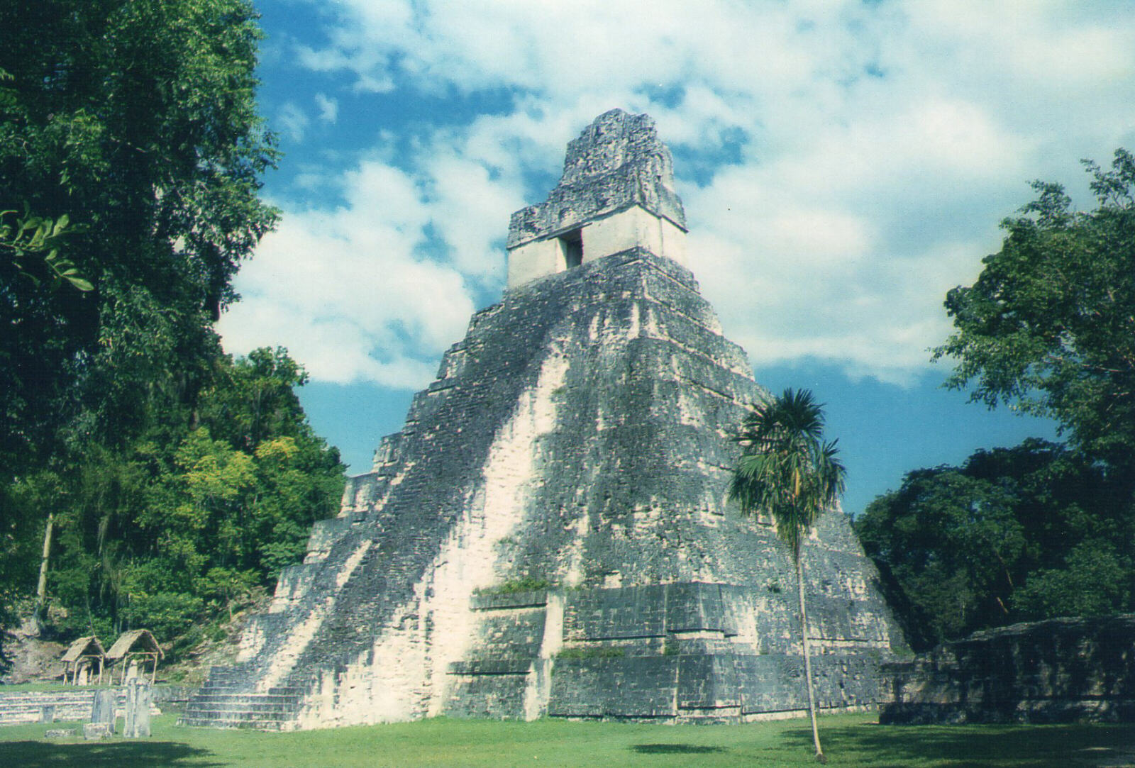 Mayan Temple 1 on the Great Plaza in Tikal, Guatemala