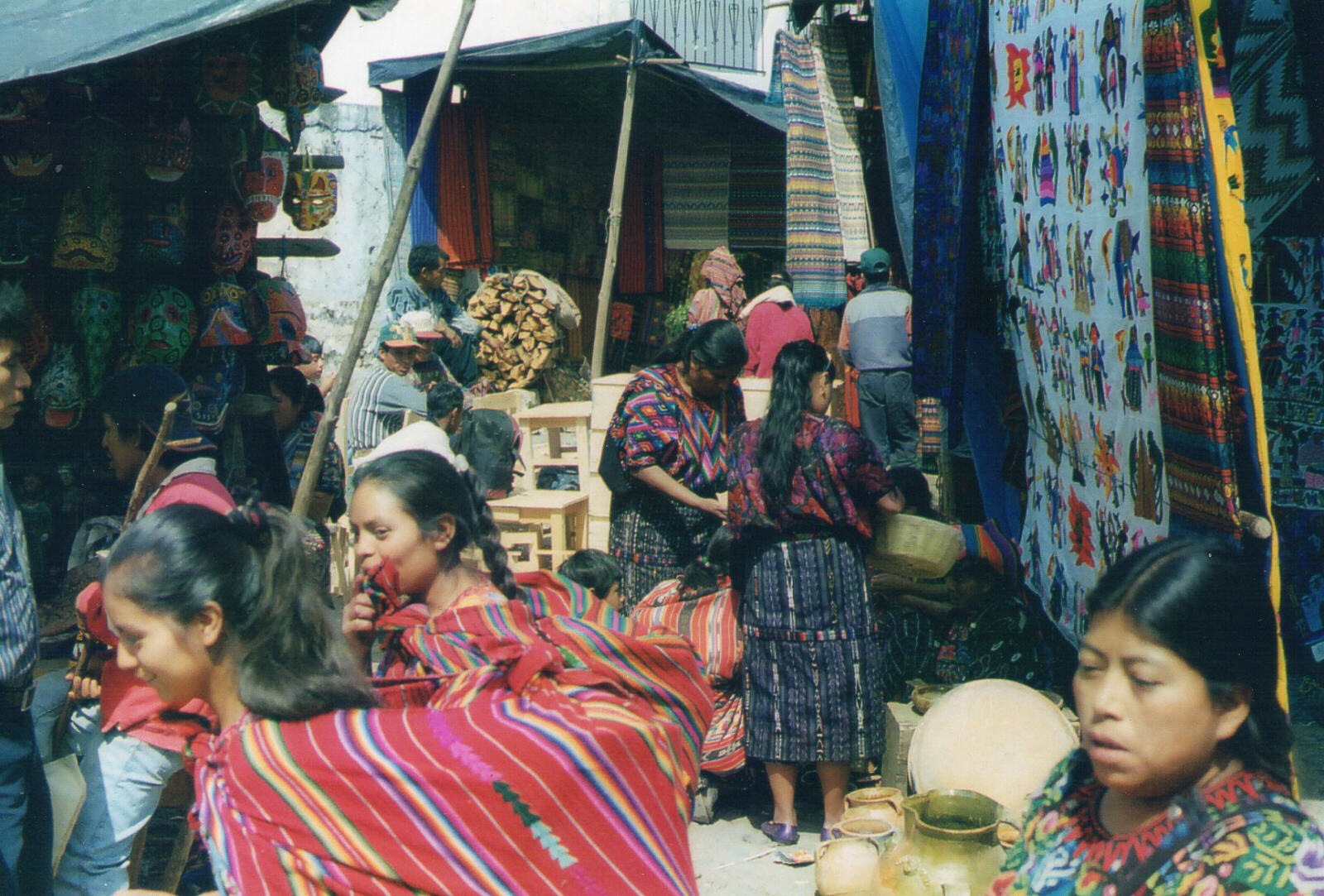 In the market at Chichicastenango, Guatemala