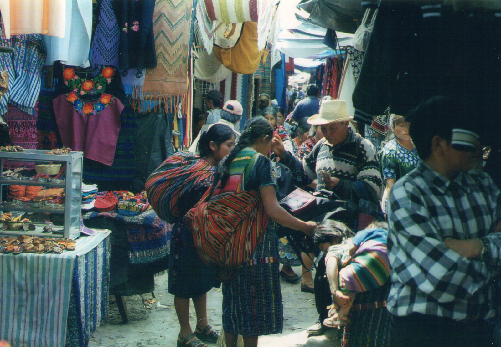 In the market at Chichicastenango, Guatemala