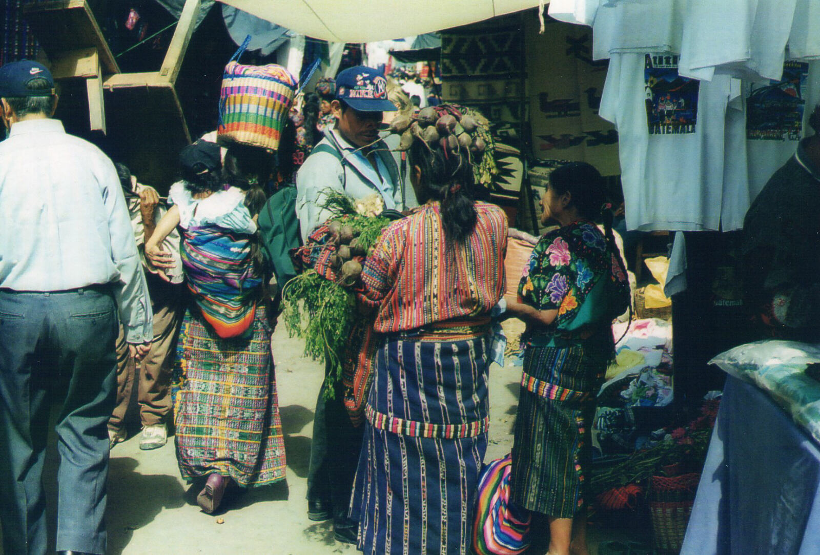 In the market at Chichicastenango, Guatemala