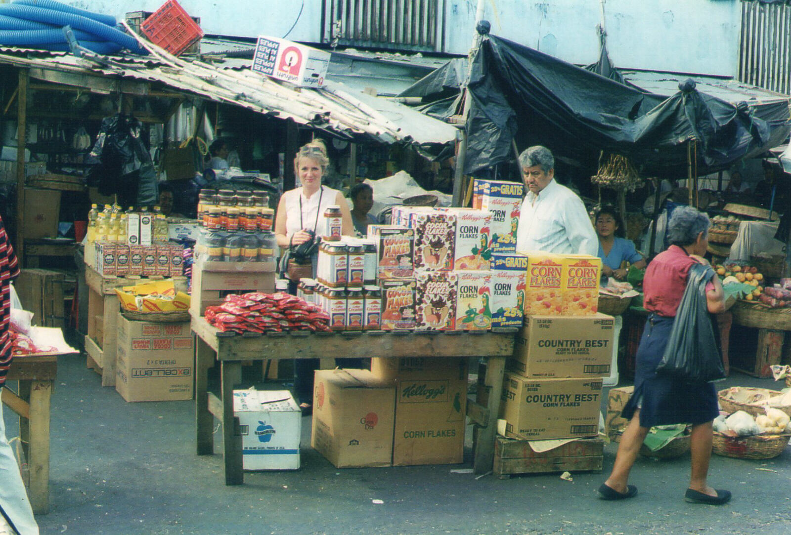 The central market in San Salvador, El Salvador