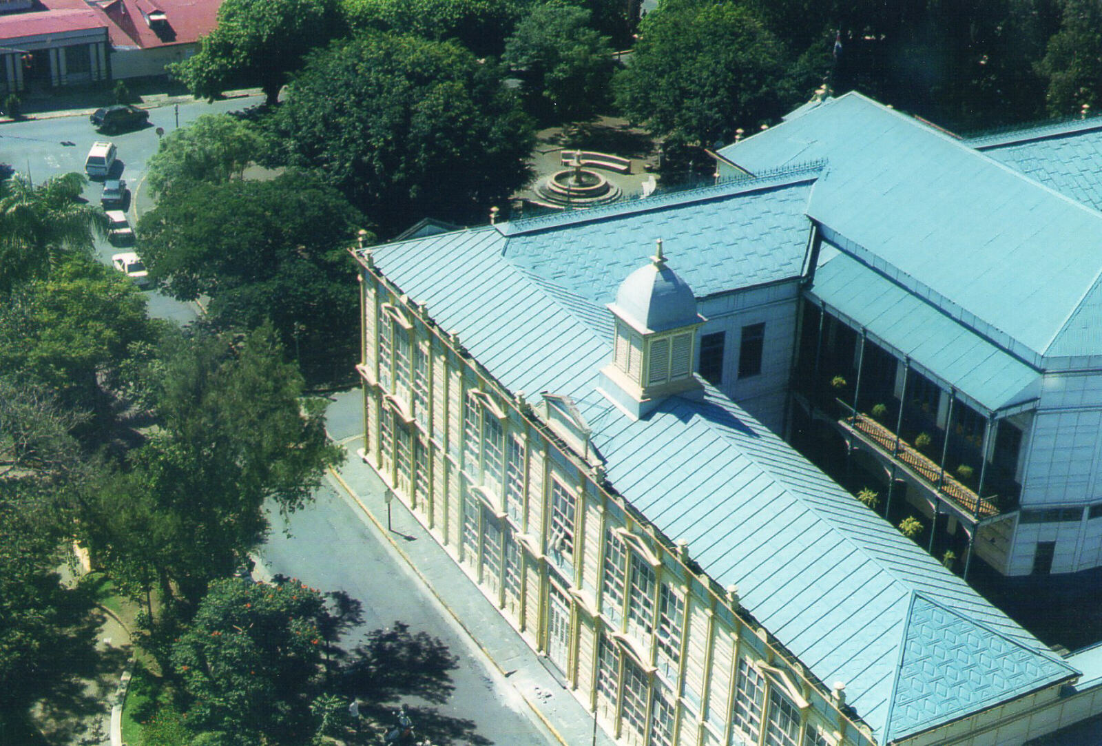 Parque Morazan from the Jade Museum in San Jose, Costa Rica