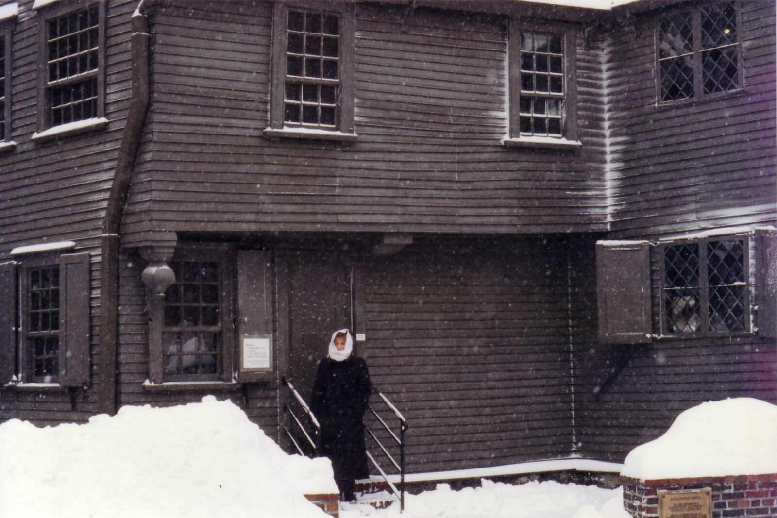 Paul Revere's House in North Square, Boston, USA