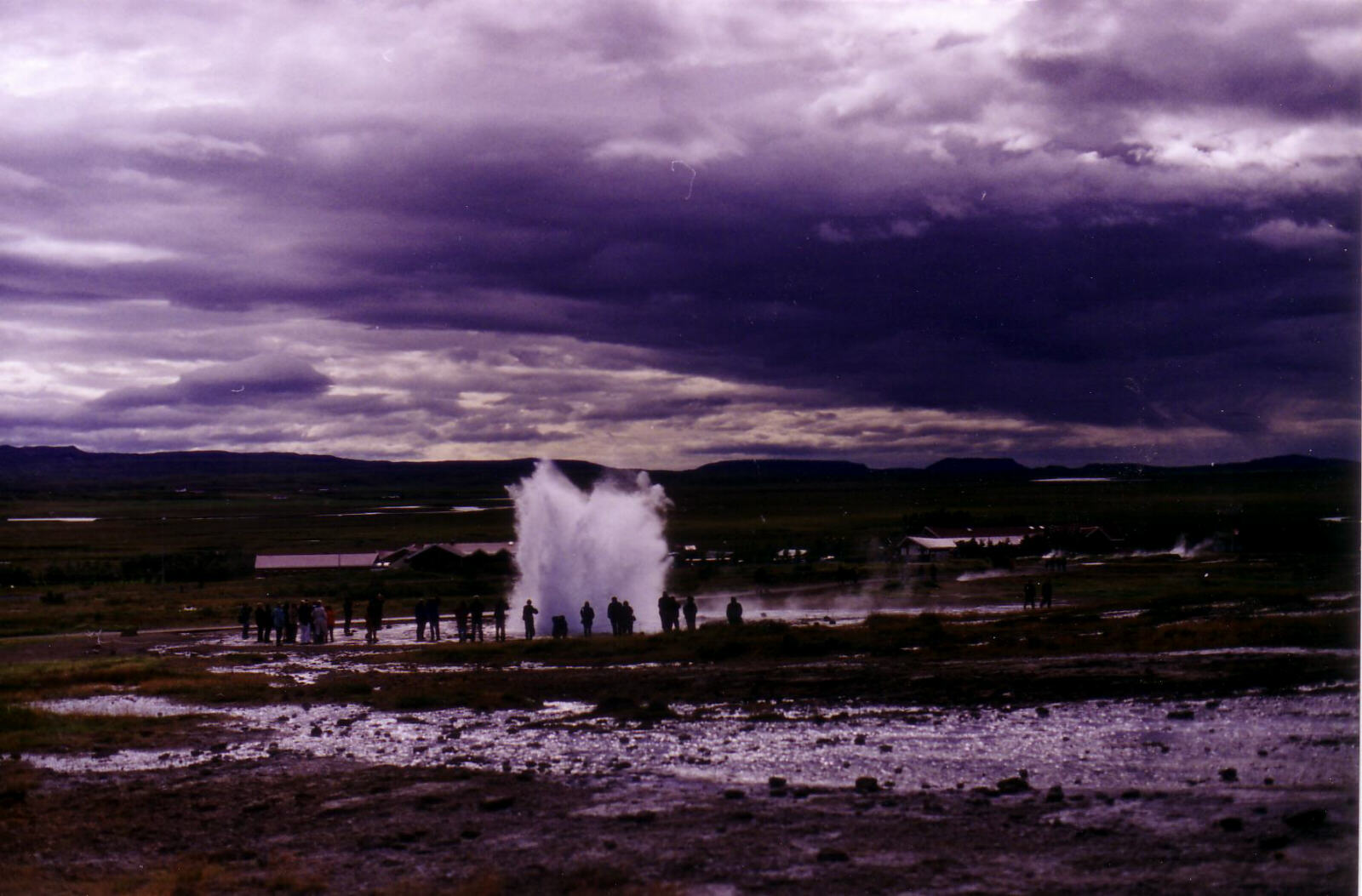 The Strokkur geyser erupting, Iceland