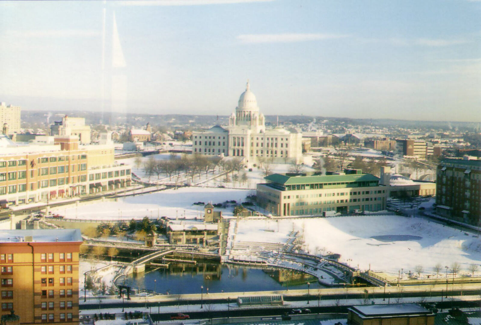 The Rhode Island State House in Providence, USA