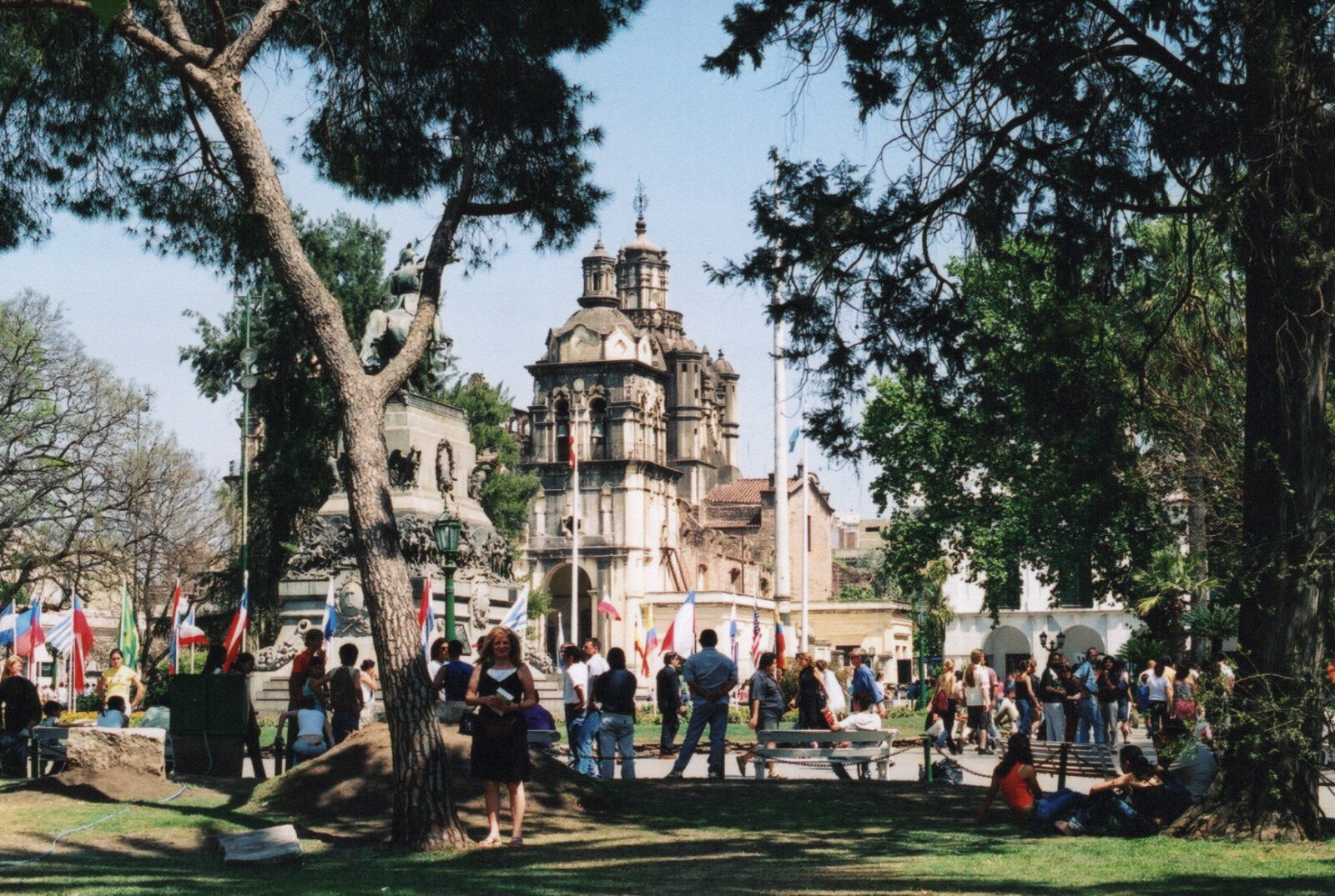 Plaza San Martin in Cordoba, Argentina
