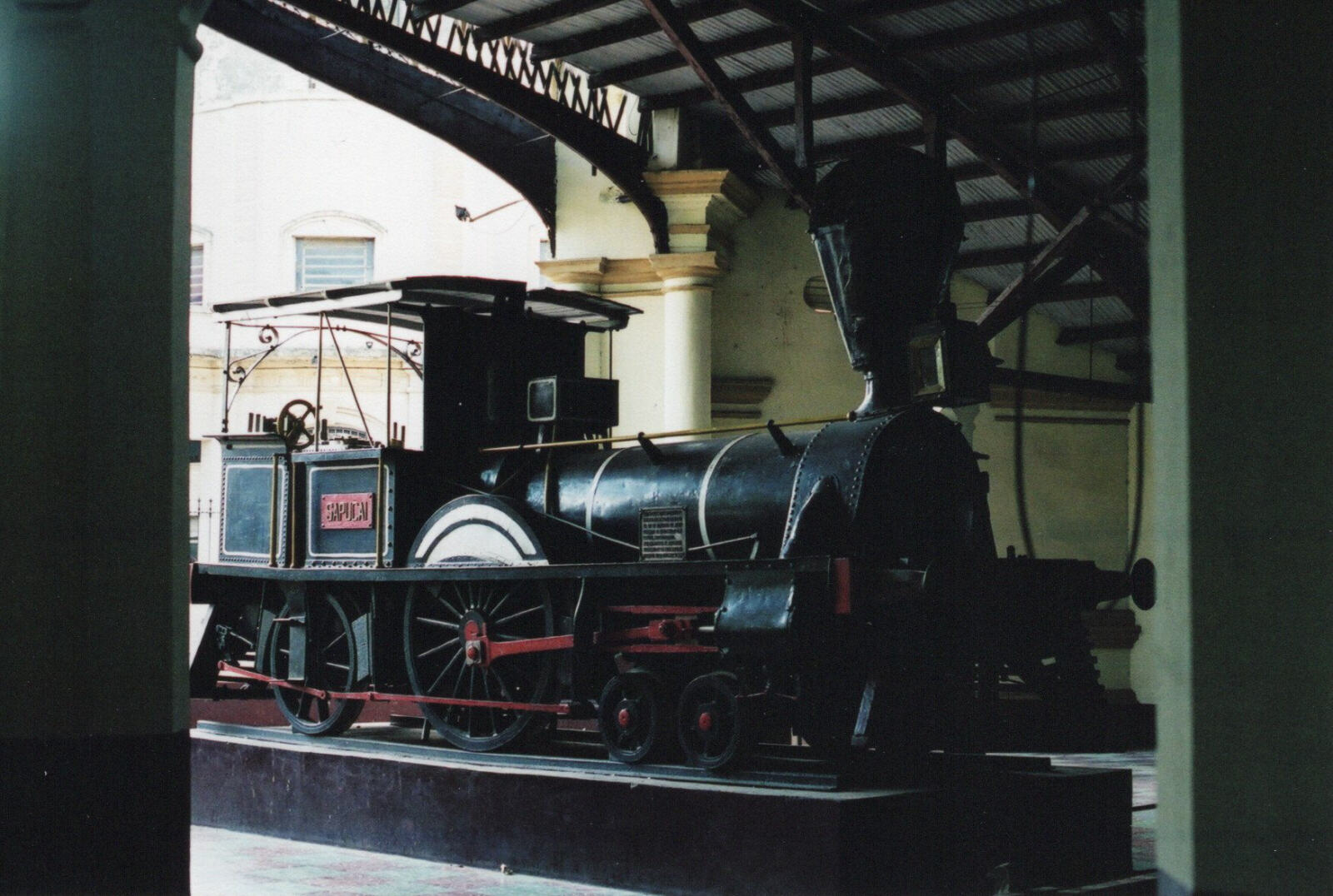 In the railway station in Asuncion, Paraguay