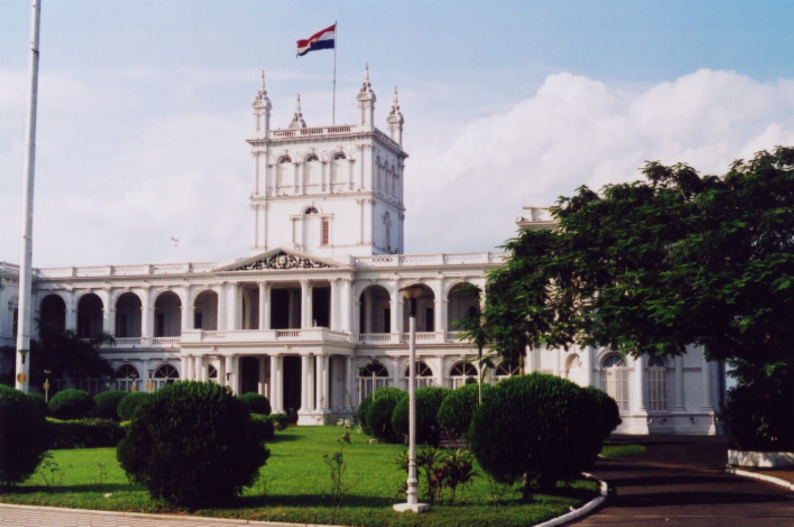 The president's palace, Indipendiente Street, Paraguay