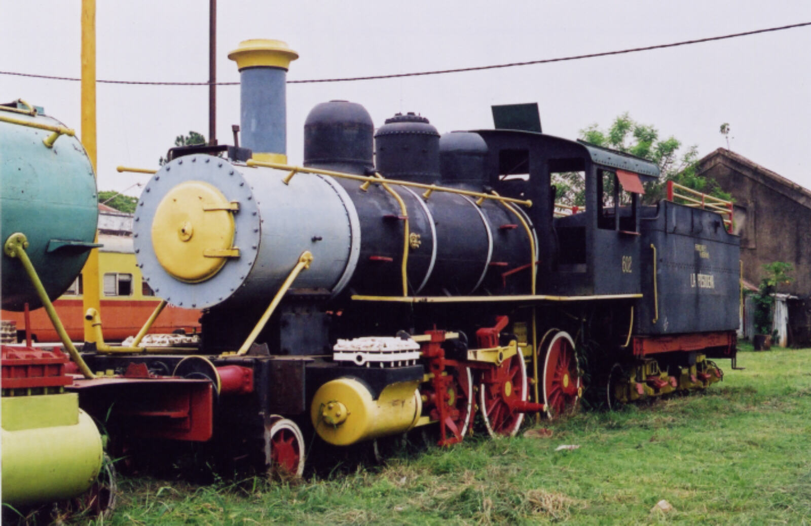 Abandoned steam train in Posadas station, Argentina